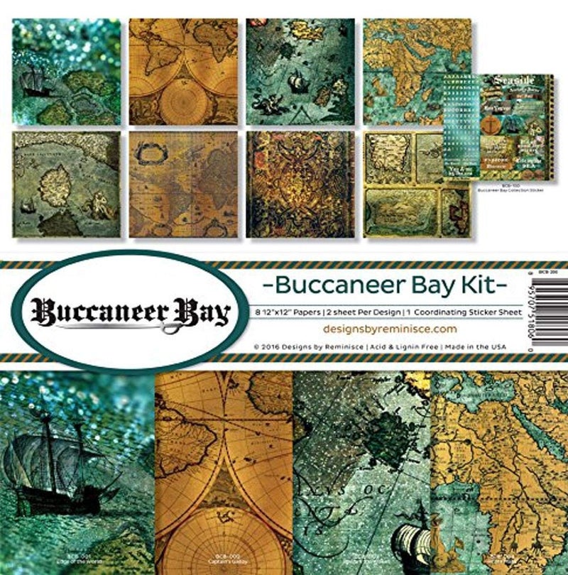 Reminisce Reminisce BCB200 Buccaneer Bay Scrapbook Collection Kit