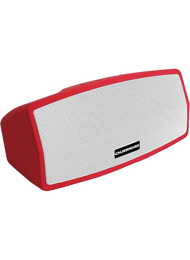 Olsenmark Portable Bluetooth Speaker Bluetooth Speaker Phone Tf Card Usb Music Playing And Aux Line In 1200Mah Li Polymer Battery Abs Panel Portable Lightweight 2 Years