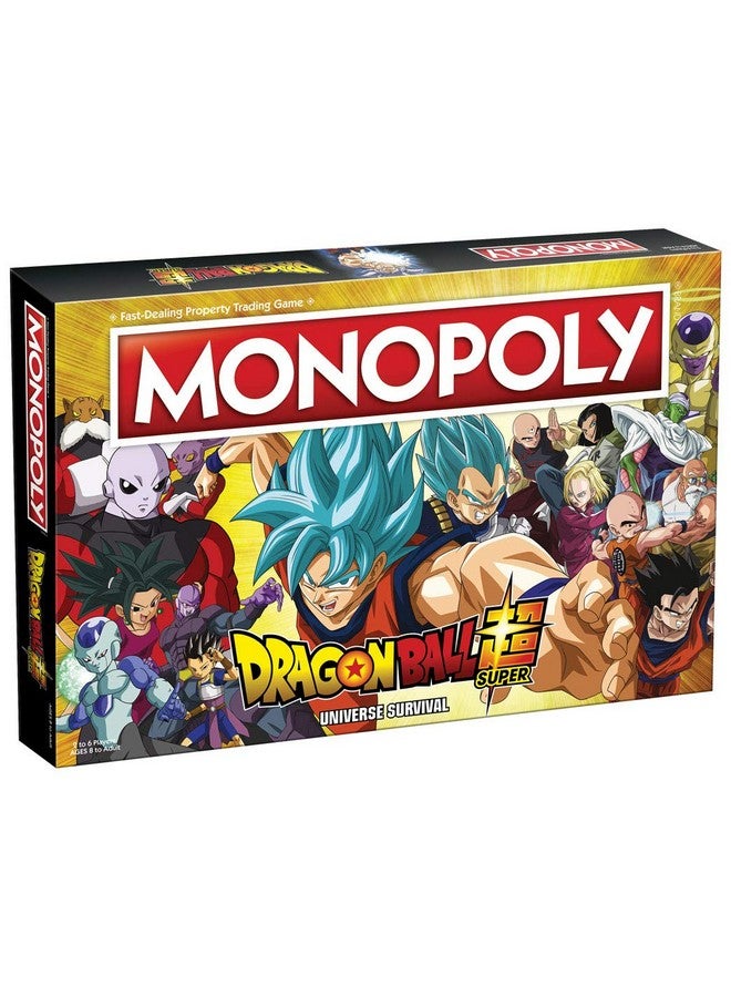 USAopoly Monopoly Dragon Ball Super | Recruit Legendary Warriors Goku, Vegeta and Gohan | Official Dragon Ball Z Anime Series Merchandise | Themed Monopoly Game - Image 1