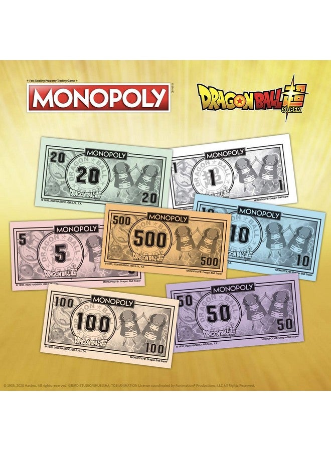 USAopoly Monopoly Dragon Ball Super | Recruit Legendary Warriors Goku, Vegeta and Gohan | Official Dragon Ball Z Anime Series Merchandise | Themed Monopoly Game - Image 4