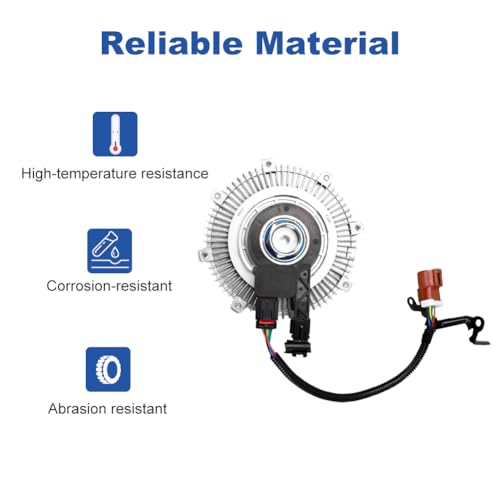 VANJING Cooling Radiator Fan Clutch Compatible with Ford Expedition 2009/ F150 2009-2010/ Lincoln Navigator 2009 V8 5.4L Replacement for 9L3Z8A616B - Image 4