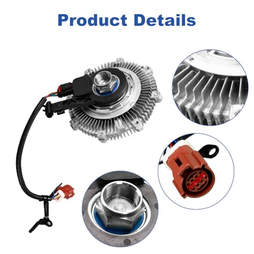 VANJING Cooling Radiator Fan Clutch Compatible with Ford Expedition 2009/ F150 2009-2010/ Lincoln Navigator 2009 V8 5.4L Replacement for 9L3Z8A616B - Image 5