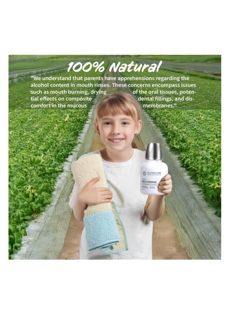 Nanocare Kids Mouthrinse 300ml – Alcohol-Free Anticavity Oral Rinse for Children - Image 2