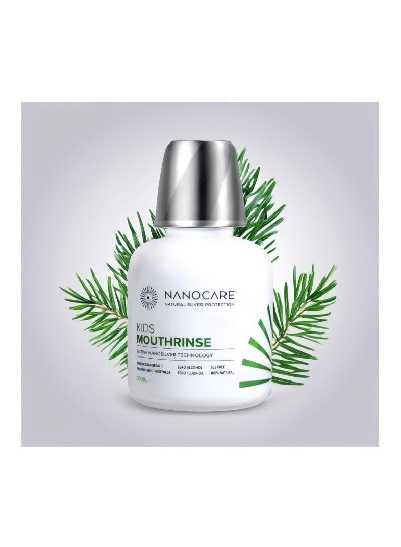 Nanocare Kids Mouthrinse 300ml – Alcohol-Free Anticavity Oral Rinse for Children - Image 1