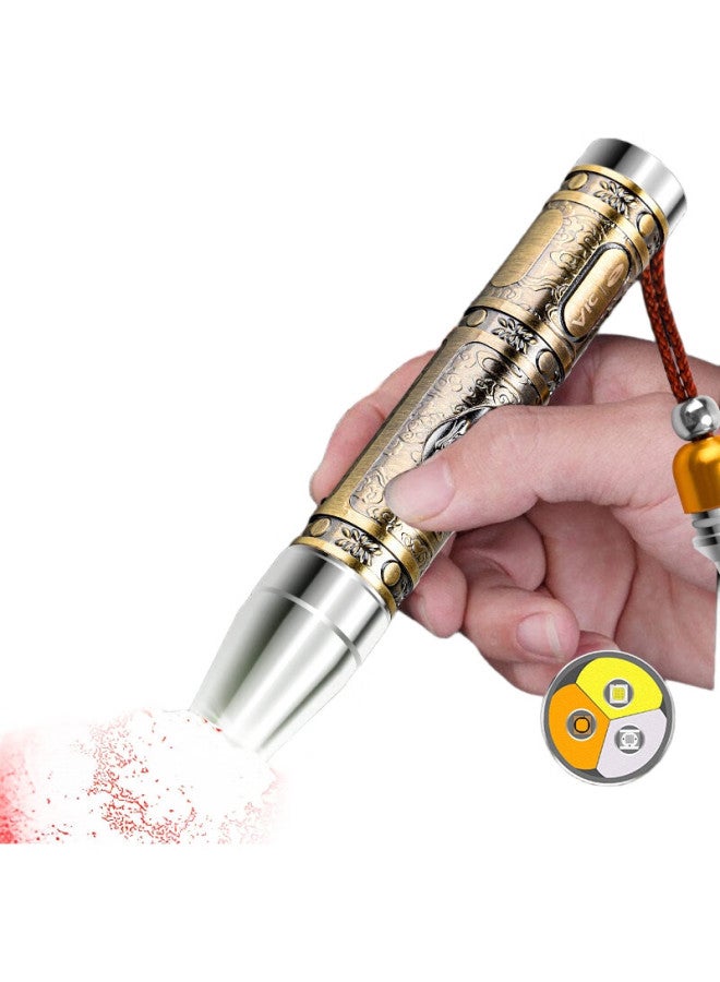 SHENYU Jade Flashlight, High-Intensity Light For Jade Inspection, 365Nm Uv Light, Three-Color Light Source For Amber Detection, V3 - Image 1