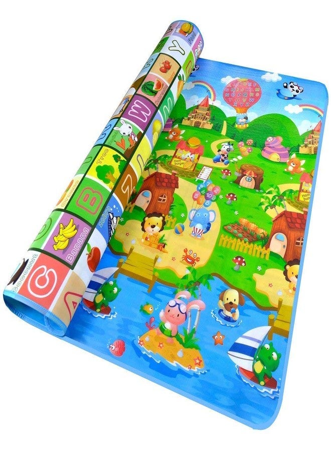AUREUS Double Sided Water Proof Baby Play Mat for Crawling Kids Play Mats for Floor Playing Mat for Babies Large Size (6 x 4 ft) - Image 1