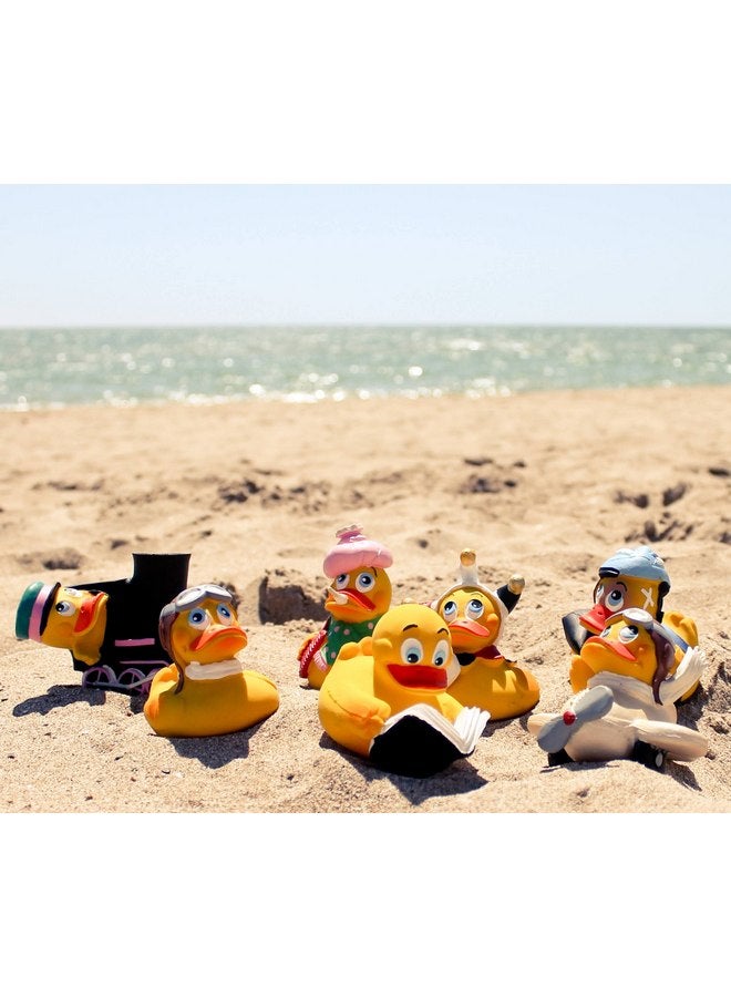 LANCO Pilot Rubber Duck Bath Toy | All Natural, Organic, Eco Friendly, Squeaker | Imported from Barcelona, Spain - Image 3