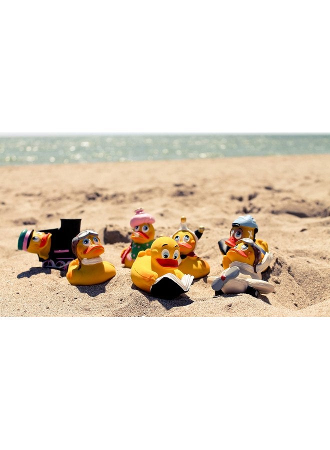 LANCO Pilot Rubber Duck Bath Toy | All Natural, Organic, Eco Friendly, Squeaker | Imported from Barcelona, Spain - Image 2