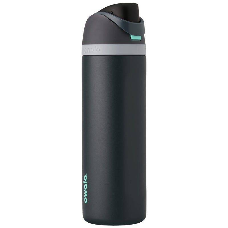 Owala Owala FreeSip Insulated Stainless Steel Water Bottle with Straw for Sports Travel and School BPAFree Sports Water Bottle 40 oz Foggy Tide 