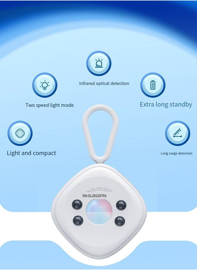 Baseus - Anti Detector Hidden Camera Mini Travel Hotel Hidden Camera Finder Anti-Spy Camera Infrared Detector - Image 1