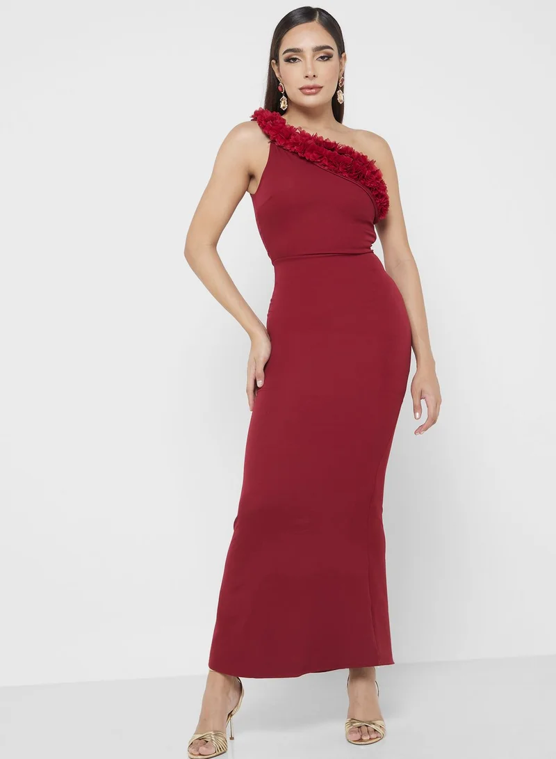 Ella Limited Edition Floral One-Shoulder Dress