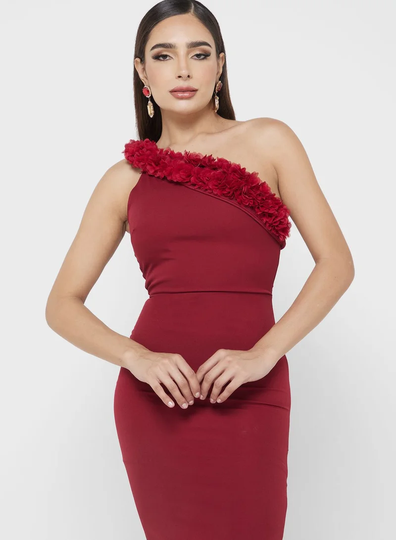 Ella Limited Edition Floral One-Shoulder Dress
