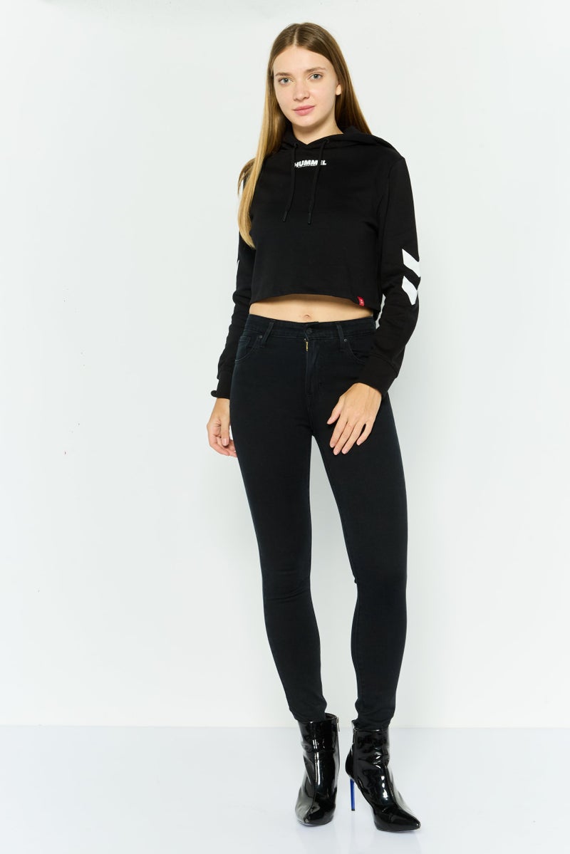 Hummel Women Sportswear Fit Long Sleeve Training Hoodies, Black  - Image 4