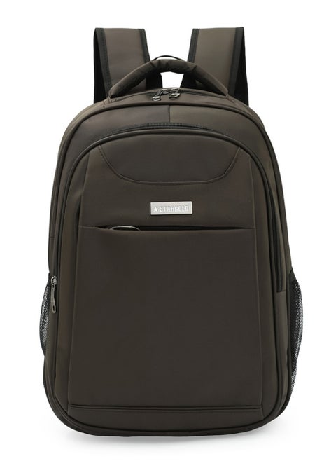 Polyester Light Weight Unisex 18 Inch Backpack with Laptop Compartment Casual Hiking Travel Bag for Business College School Students