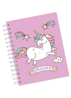 LIT Unicorn Notebook Spiral Hardcover 