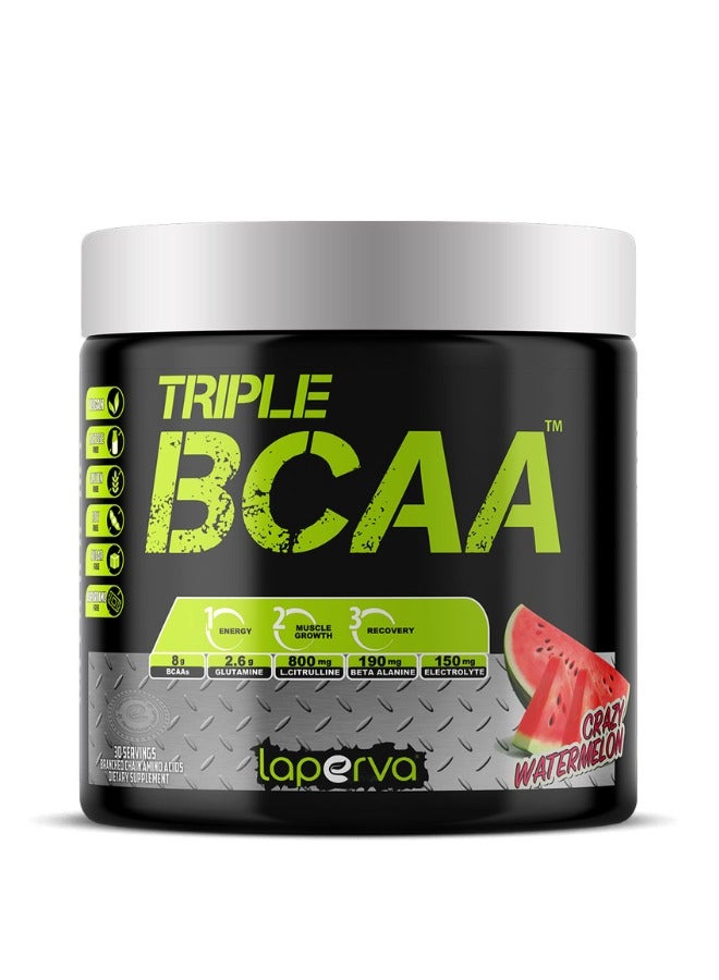 Laperva Triple BCAA, Crazy Watermelon, 30 Servings