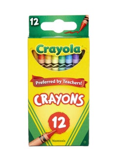 Crayola Nontoxic Crayon Set 12-Pieces  - Image 2