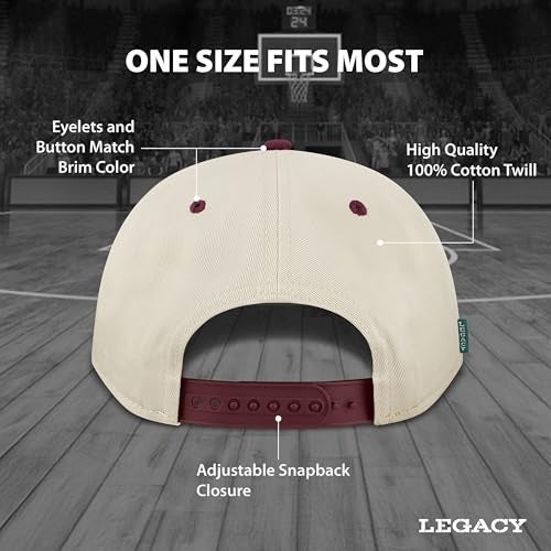 Legacy NCAA Officially Licensed Baseball Hat Texas AM Aggies Lightweight Cap for Men Women Heritage Twill Adjustable HTA StoneMaroon One Size Fits Most Adjustable Closure - Image 3