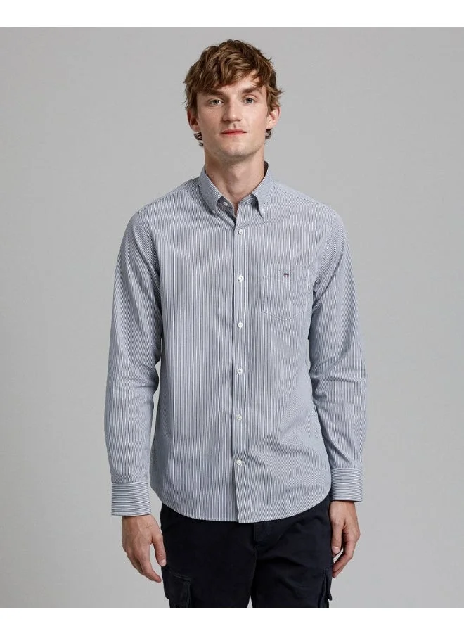 غانت Gant Regular Fit Banker Broadcloth Shirt