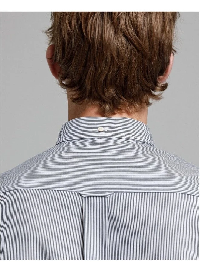 GANT  Gant Regular Fit Banker Broadcloth Shirt for Men | Best Price UAE