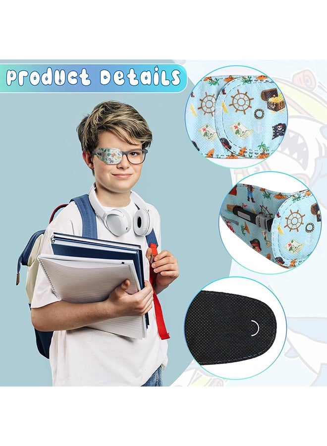 إم إكس إن 10 رقع عين للأطفال، لتغطية أي عين للنظارات، لعلاج العين الكسولة (الحَمْيَة العَينِيّة) الحَوَل وبعد الجراحة - Image 3