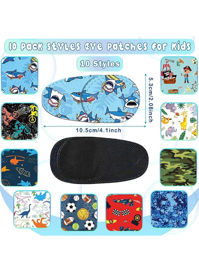 إم إكس إن 10 رقع عين للأطفال، لتغطية أي عين للنظارات، لعلاج العين الكسولة (الحَمْيَة العَينِيّة) الحَوَل وبعد الجراحة - Image 2
