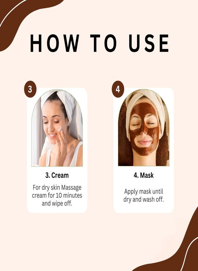 Aroma Treasures Chocolate Facial Kit Pack of 2 (20g/ml X 2) - Image 2