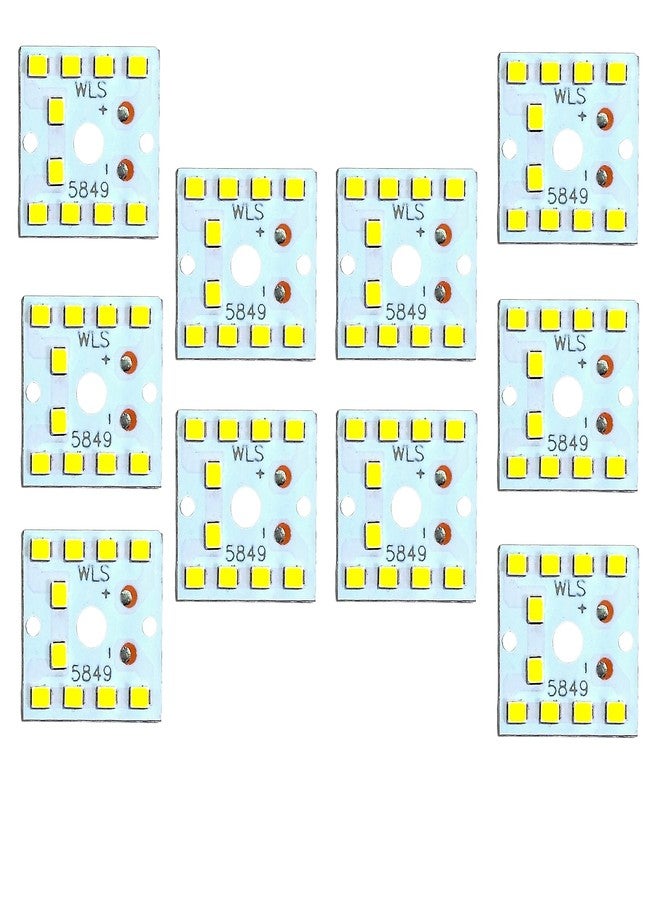 UNIVERSAL HUB 9W Mcpcb 10PCS Led Light Energy Efficiency High Brightness Working With Led Driver Cool White - B22D - Image 1