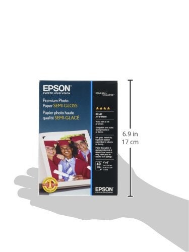Epson Premium Photo Paper Semi-Gloss (4X6 Inches, 40 Sheets) (S041982) - Image 3
