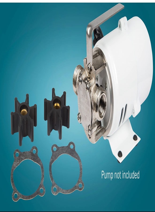 ليتل جايانت طقم استبدال/إصلاح مروحة IRK-360 من Little Giant لمضخات Little Giant Pony ومضخات Flex Vane، لون أسود، 555706 - Image 4