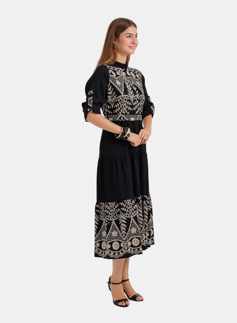 Carina Embroidered Relaxed Dress - Image 1