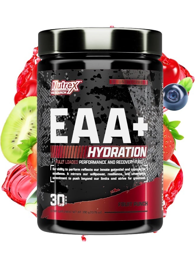 Nutrex Research مسحوق Eaa Hydration + Bcaa لاستعادة العضلات والقوة 8G أحماض أمينية أساسية + إلكتروليتات 30 حصة بنكهة فواكه السلاش - Image 1