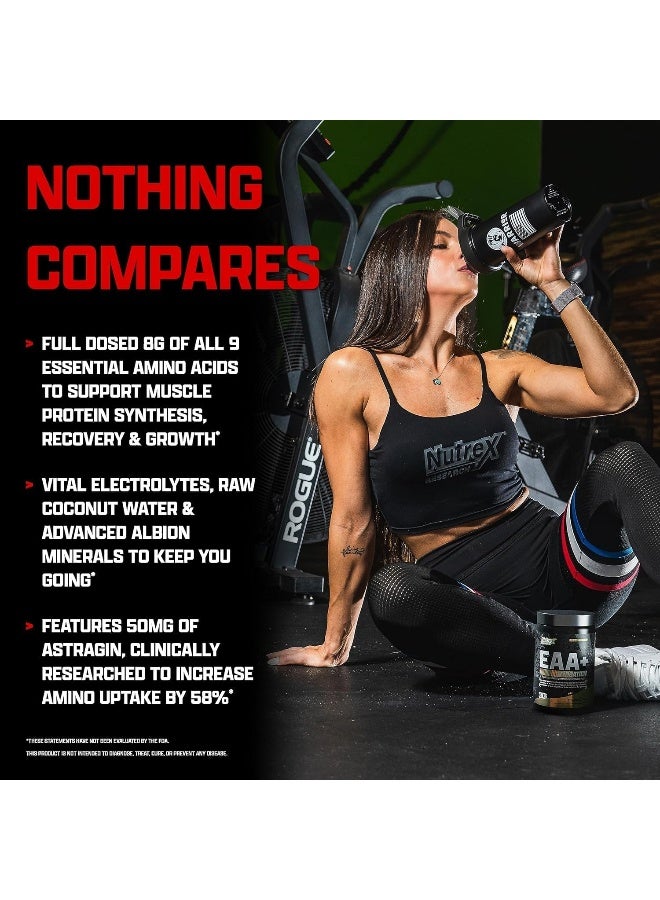 Nutrex Research مسحوق Eaa Hydration + Bcaa لاستعادة العضلات والقوة 8G أحماض أمينية أساسية + إلكتروليتات 30 حصة بنكهة فواكه السلاش - Image 2
