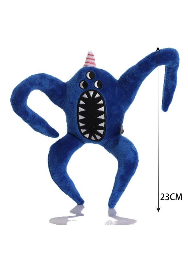 Generic - Banban Garden Doll Plush Toy Children's Gift (Blue Three-eyed Monster) - Image 1