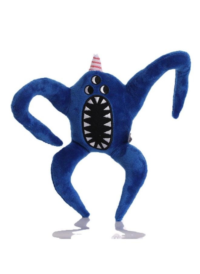 Generic - Banban Garden Doll Plush Toy Children's Gift (Blue Three-eyed Monster) - Image 1