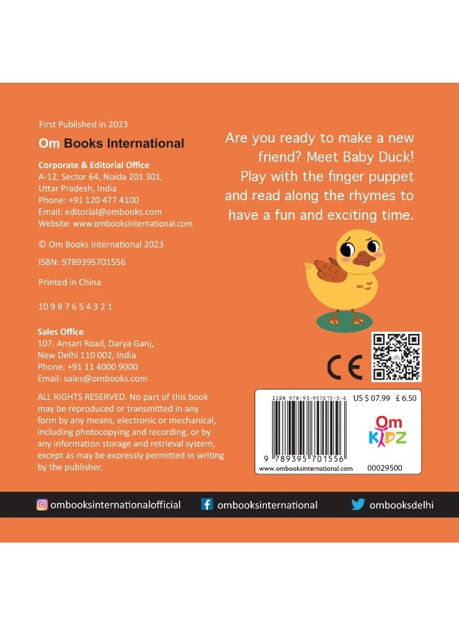 Baby Duck Finger Puppet Book - Image 2