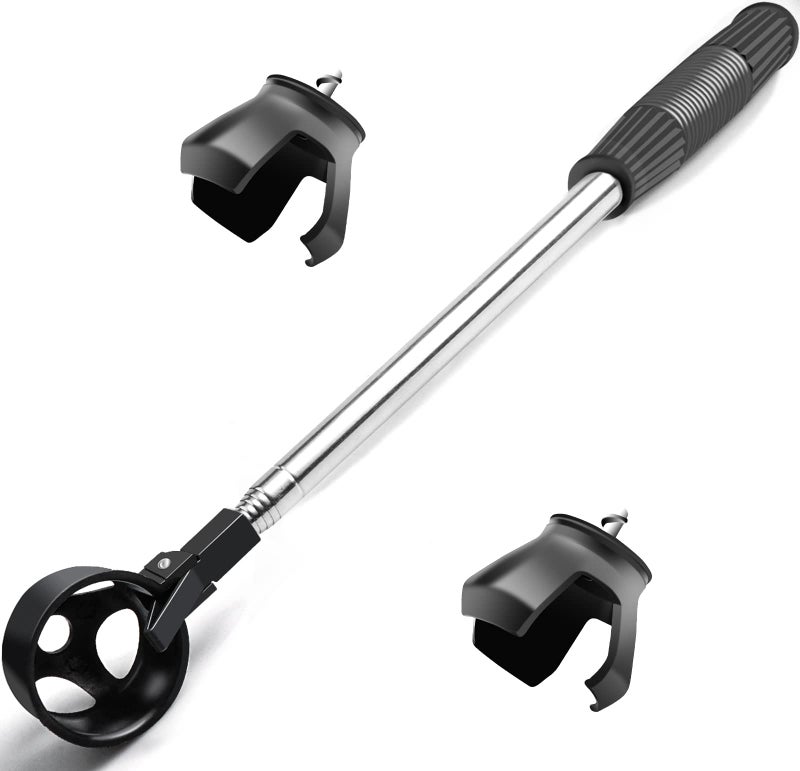prowithlin Golf Ball Retriever Telescopic with 2 Golf Balls Grabbers, Stainless Extendable Golf Ball Retrievers for Water, Golf Gift for Men, Golf Accessories for Men, Weight: 0.48lb - Image 1