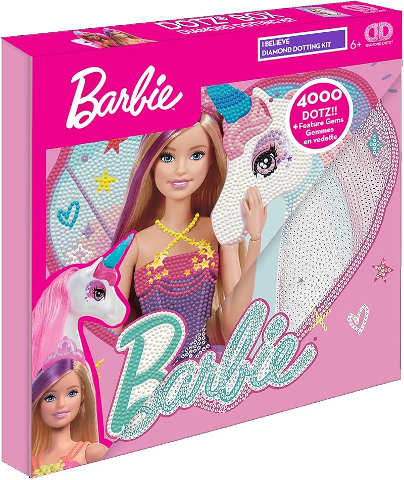 Diamond Dotz Barbie mit Einhorn
