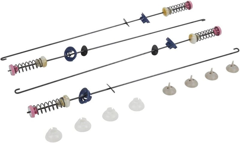 Whirlpool W10440786 OEM Top Load Washer Suspension Rod Kit Silver - Image 1