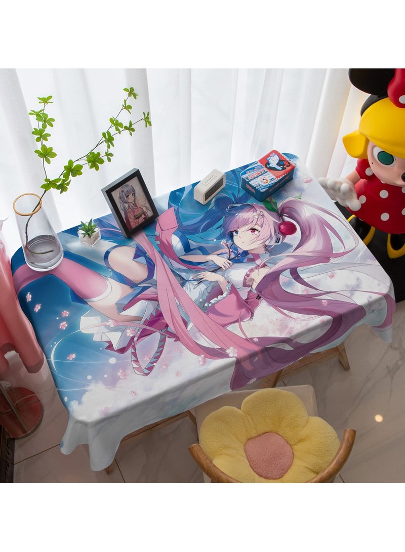 EBMINI New Anime Cartoon Waterproof Cloth Tablecloth 