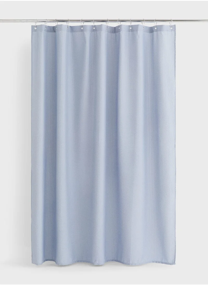 H&M Seersucker Shower Curtain