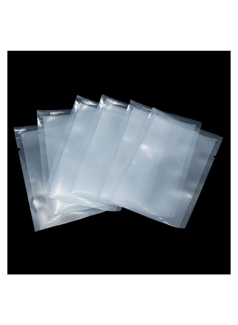 KASTWAVE Vacuum Sealer Bags, Dry/Moist Sealer for Food Storage Open Top Clear Plastic Flat Pouches Bulk Food Packaging Bags with Tear Notch 100Pcs, 5.9x9.8 inch  - Image 5
