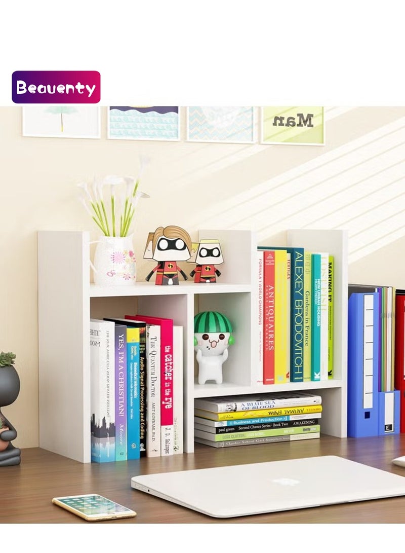 بيوينتي مكتب خشبي رف أبيض - Image 1