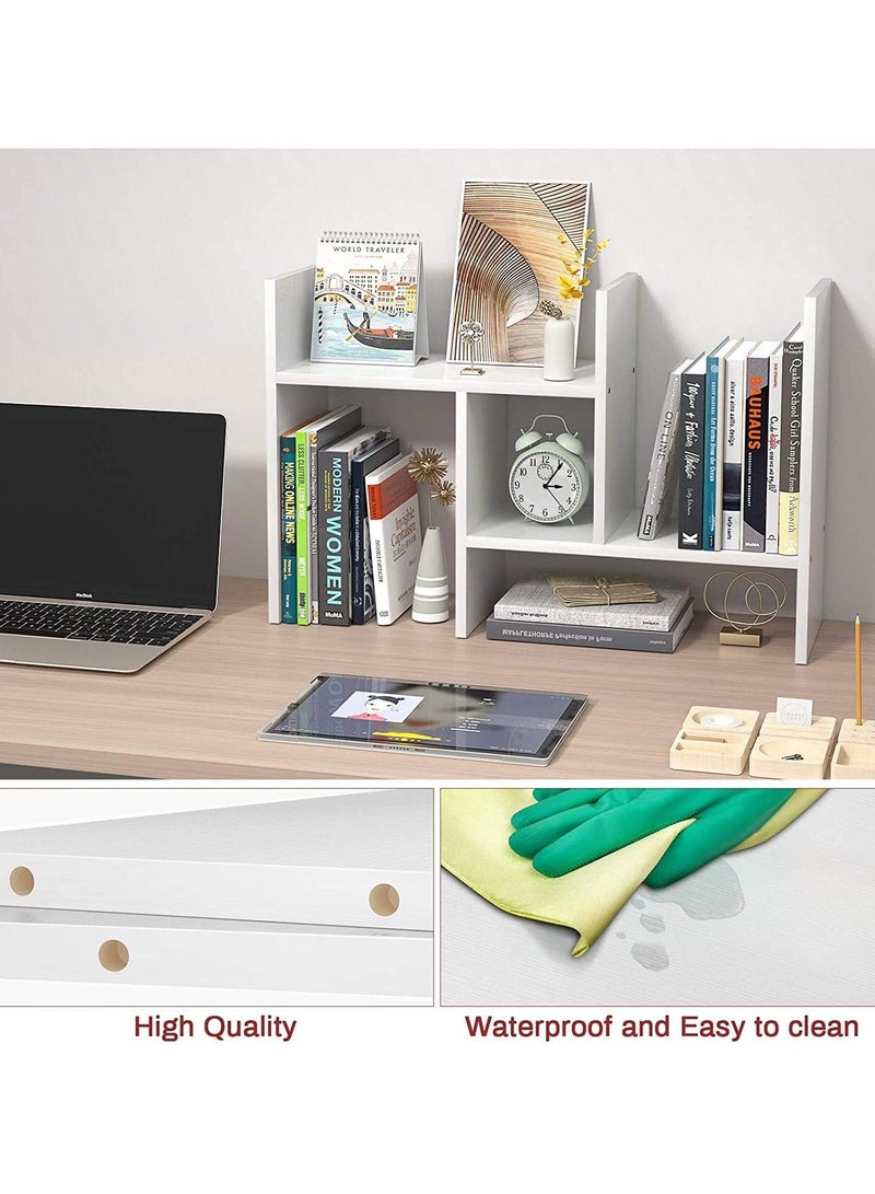 بيوينتي مكتب خشبي رف أبيض - Image 5