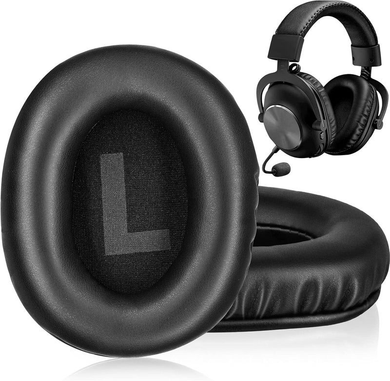 XBERSTAR Replacement Earpads for Logitech G Pro/G Pro X Gaming Headset Earpads Earpads for Logitech G Pro/G Pro X Gaming Headset (Leather) - Image 1