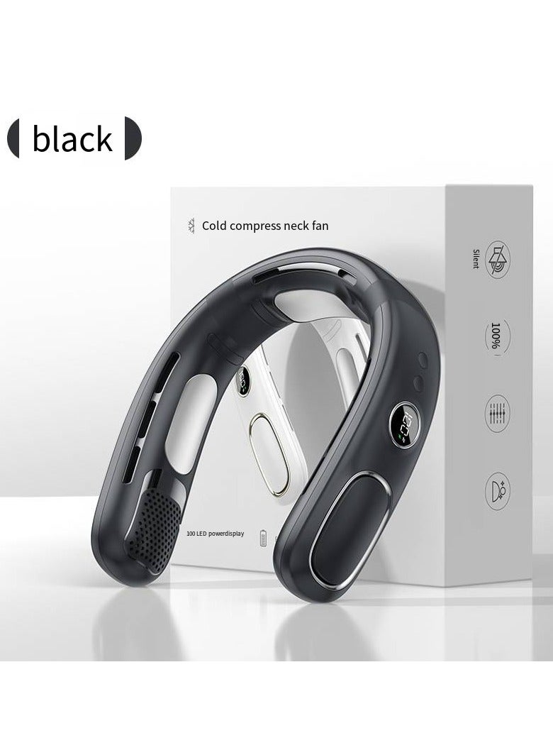 general Semiconductor Neck AC Fan - 5s Ice-Cooling Wearable Fan, USB-C Rechargeable for Desert Hiking &Prayer