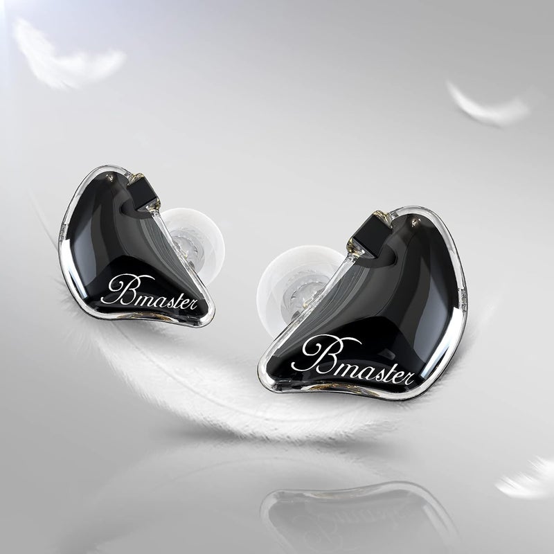 BASN Bmaster Triple Drivers in Ear Monitor Headphone with Two Detachable Cables Fit in Ear Suitable for Audio Engineer, Musician (Black) - Image 3