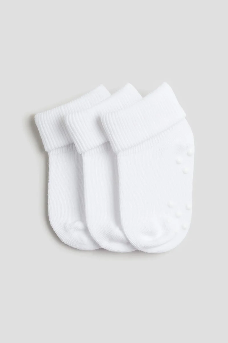 H&M 3-pack anti-slip-socks