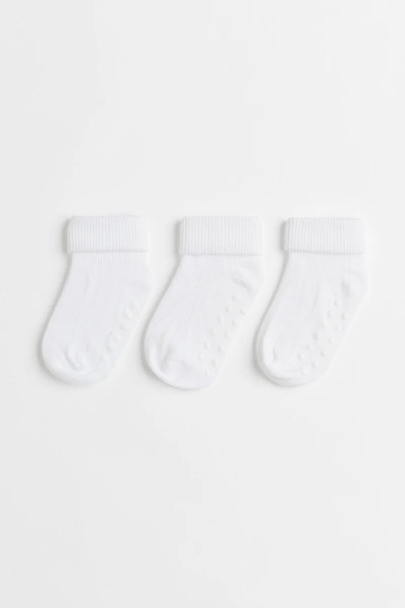 H&M 3-pack anti-slip-socks