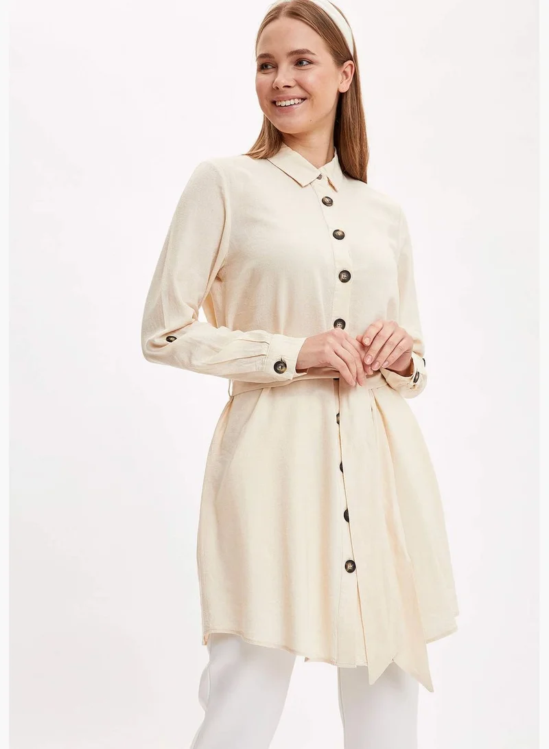 DeFacto Button Down Woven Tunic
